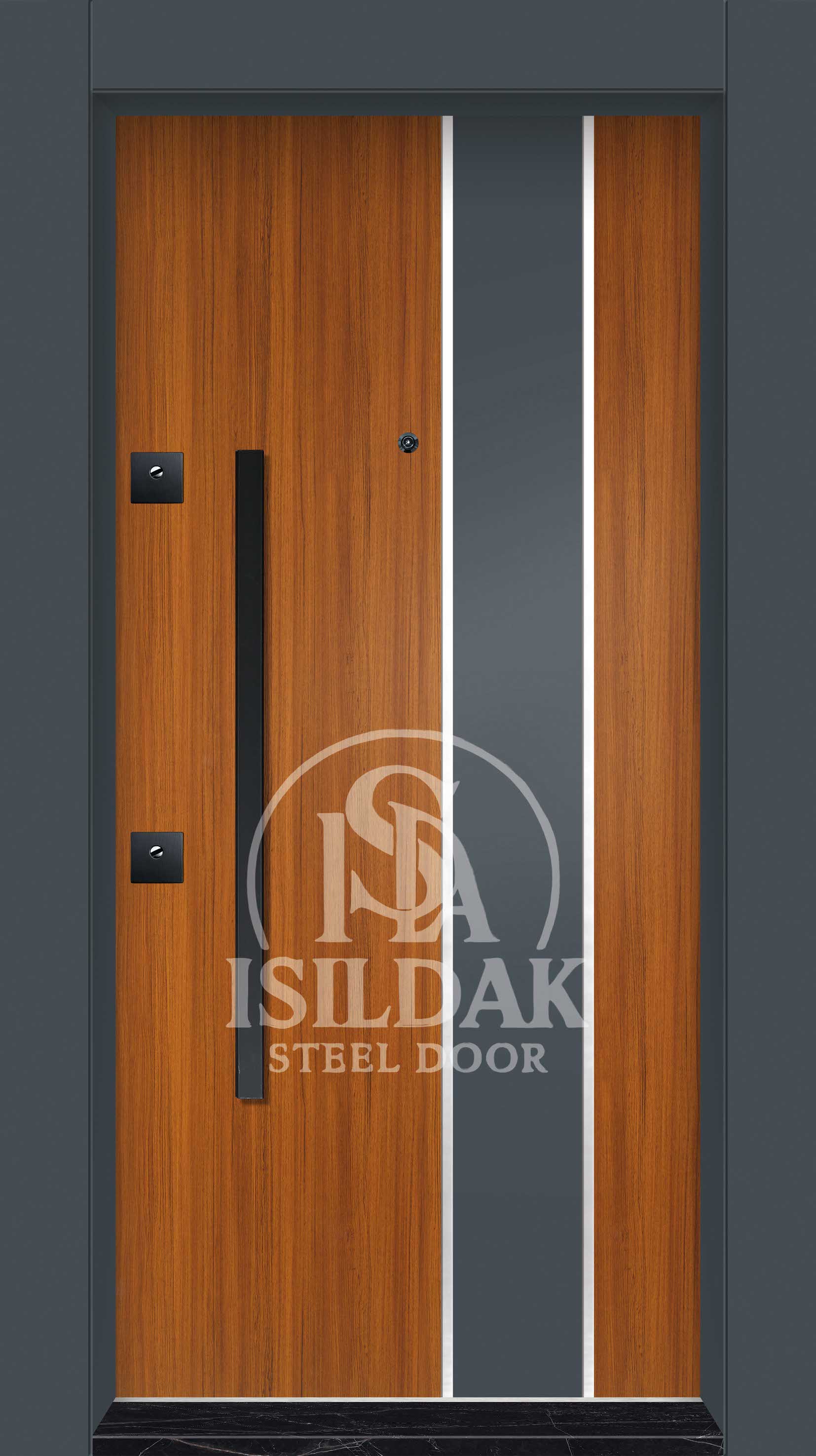 IŞD-1014 Kompozit Panel Seri - Isıldak Çelik Kapı