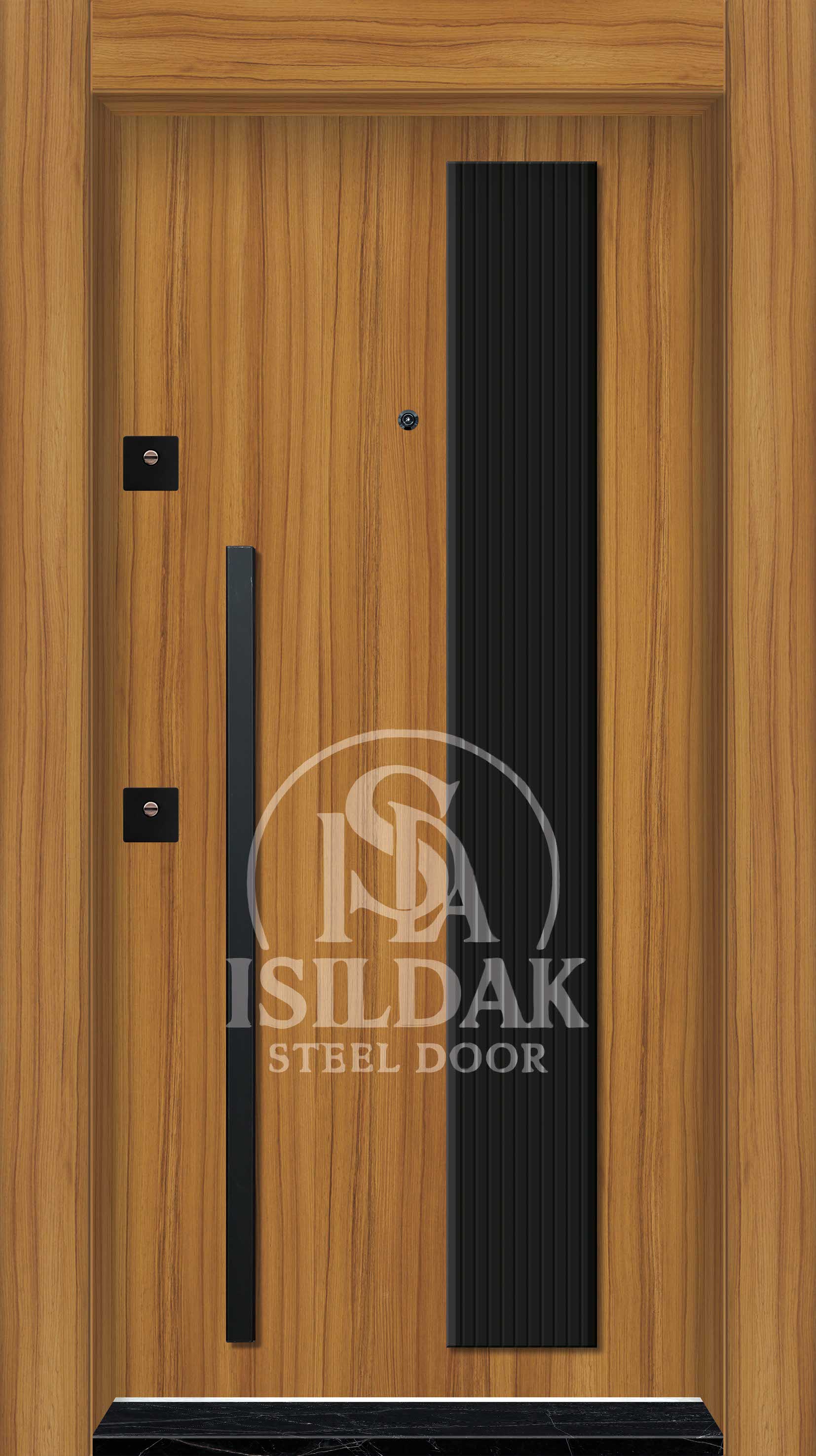 IŞD-102 Lüks Ahşap PVC Kasa Kaplama Seri Kapı Modeli