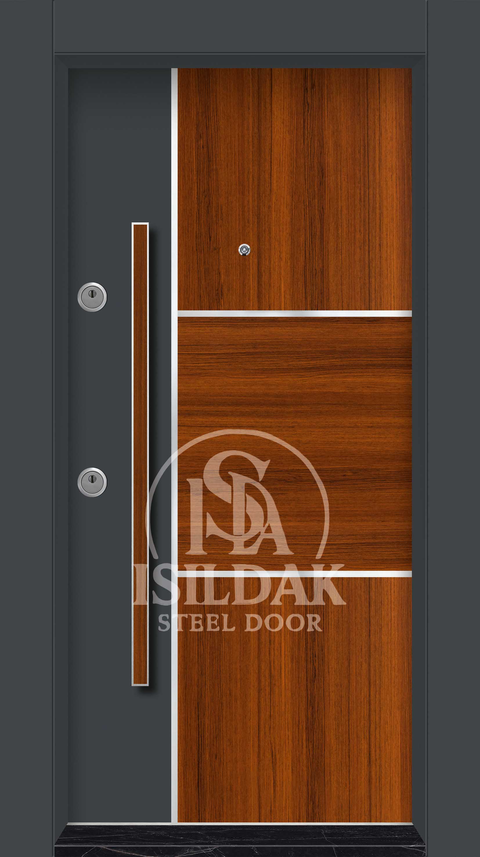 IŞD-1024 Kompozit Panel Seri - Isıldak Çelik Kapı