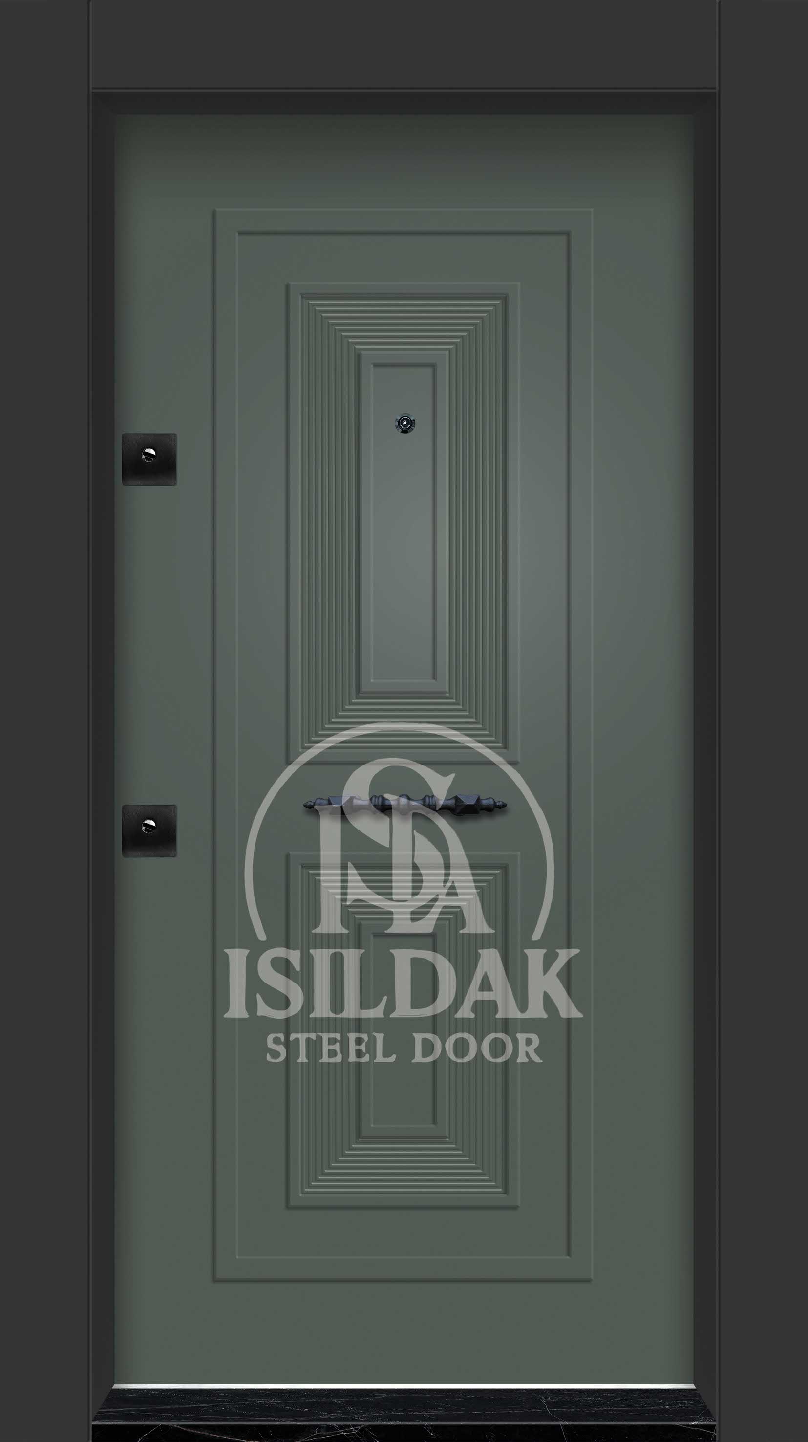 IŞD-210 Lüks PVC Yüzey Seri - Isıldak Çelik Kapı
