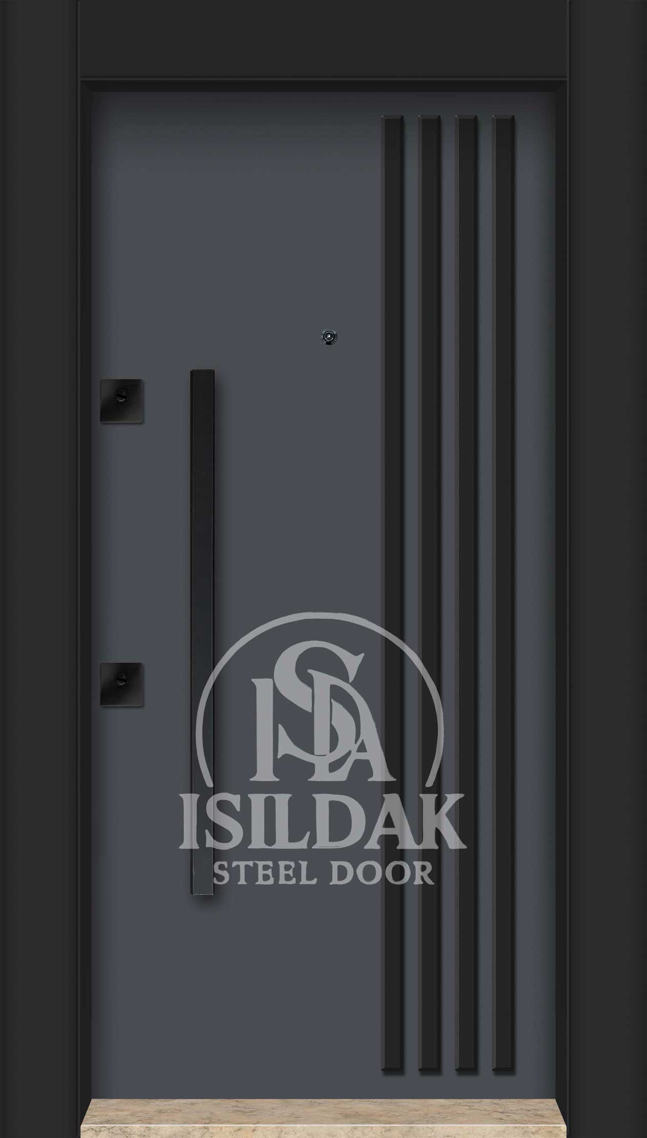 IŞD-211 Lüks PVC Yüzey Seri - Isıldak Çelik Kapı