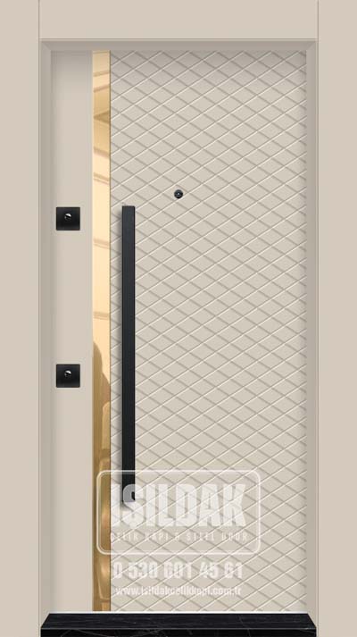 IŞD-310 Lüks Tasarım Seri - Isıldak Çelik Kapı