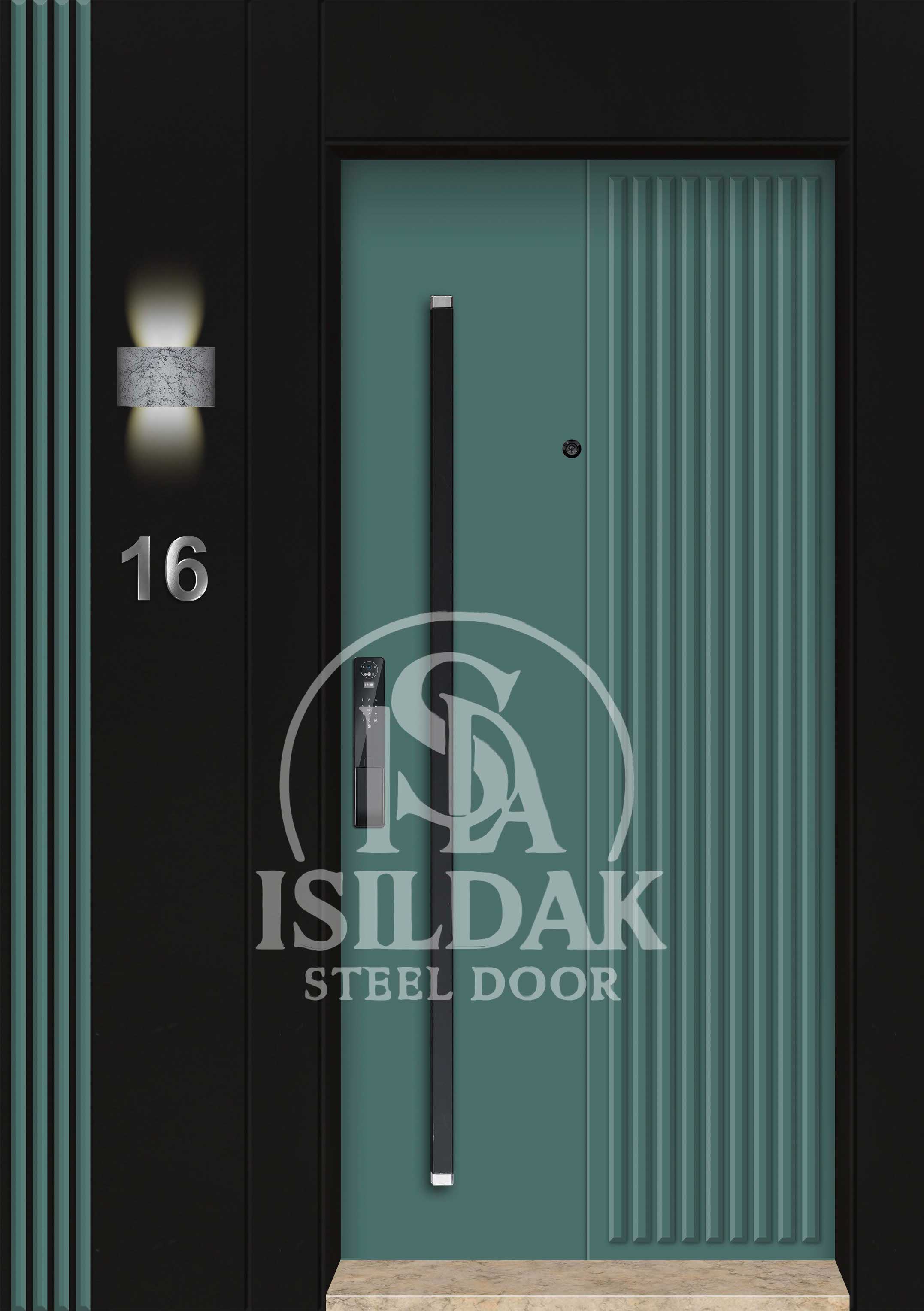 IŞD-322 Lüks Tasarım Seri - Isıldak Çelik Kapı