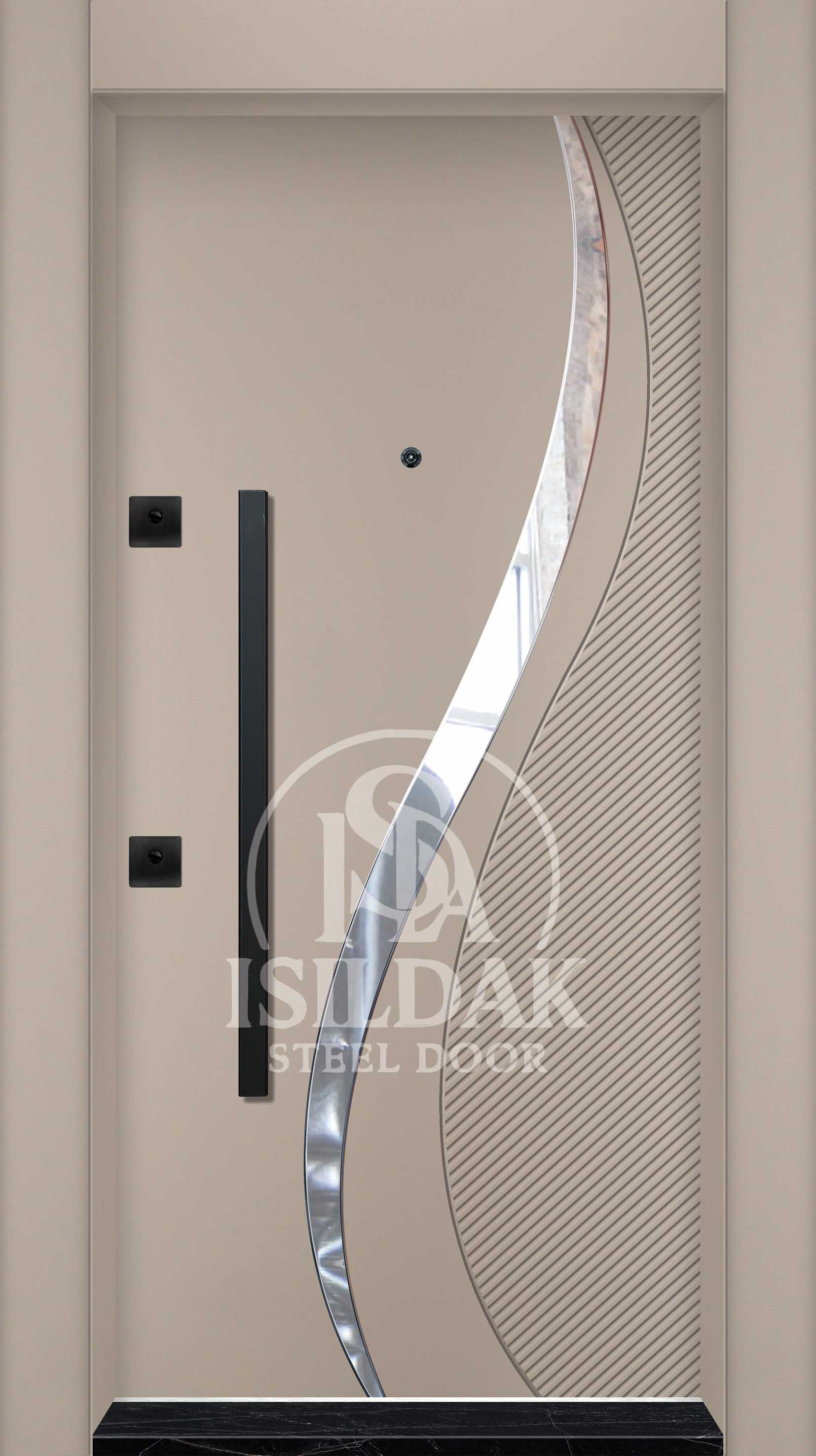 IŞD-342 Lüks Tasarım Seri - Isıldak Çelik Kapı
