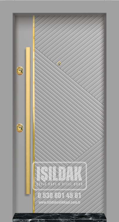 IŞD-348 Lüks Tasarım Seri - Isıldak Çelik Kapı