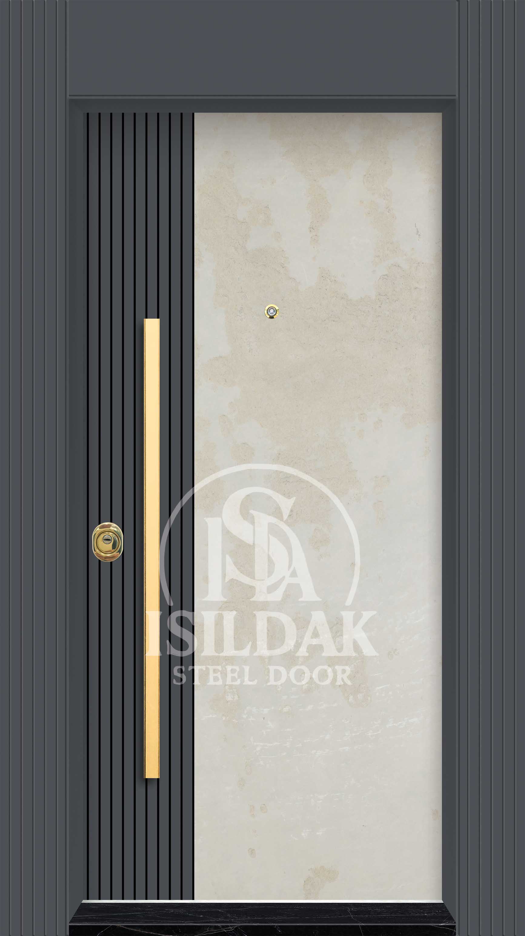 IŞD-352 Lüks Tasarım Seri - Isıldak Çelik Kapı