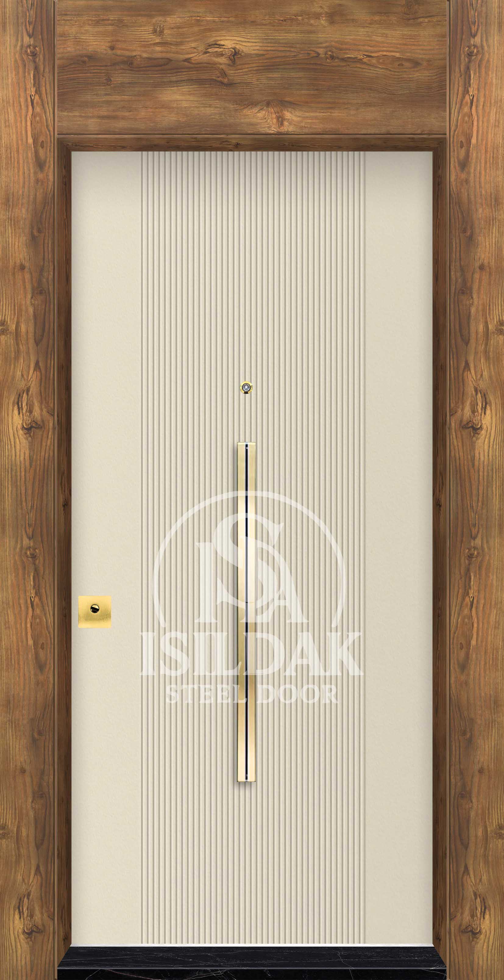 IŞD-355 Lüks Tasarım Seri - Isıldak Çelik Kapı