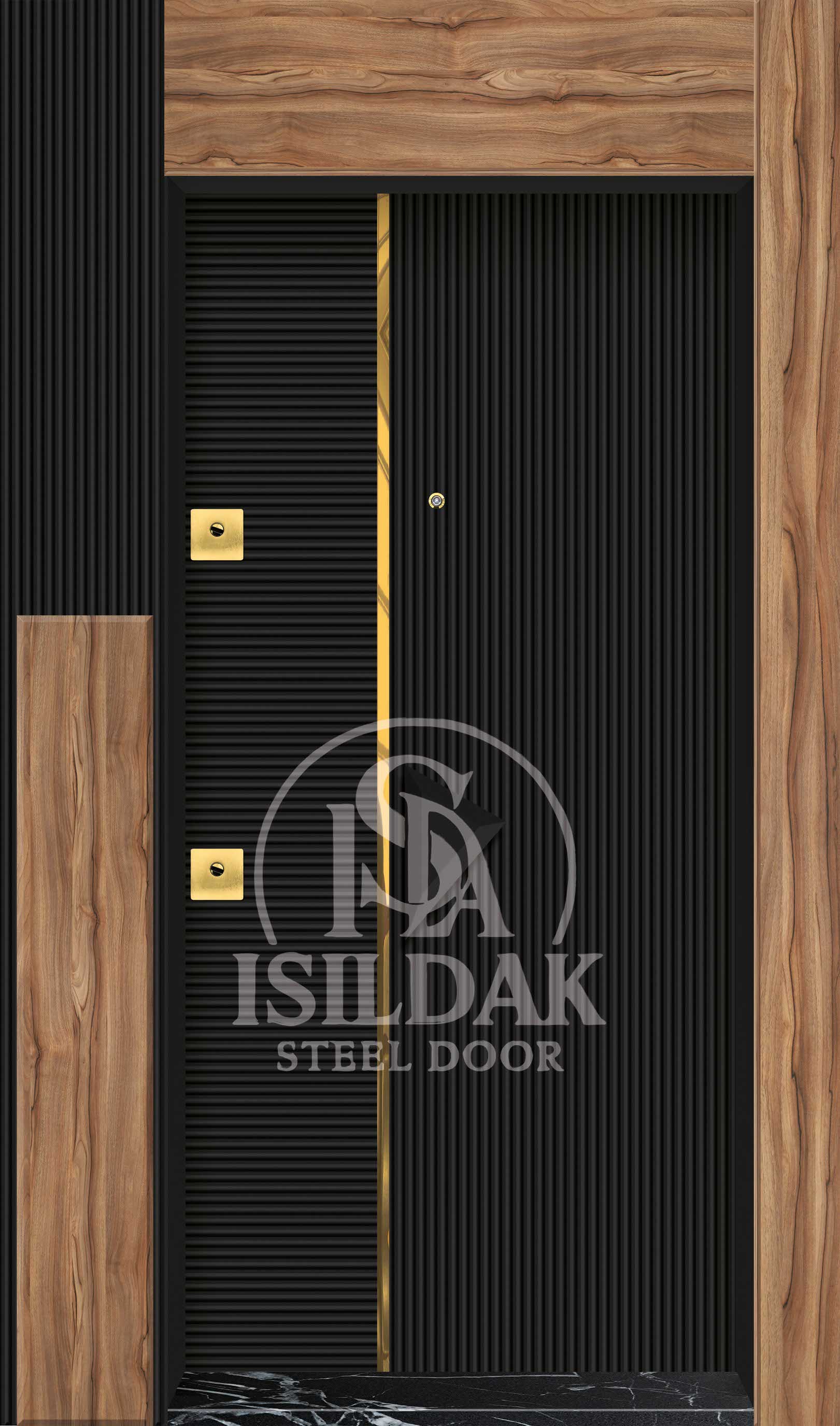 IŞD-356 Lüks Tasarım Seri - Isıldak Çelik Kapı