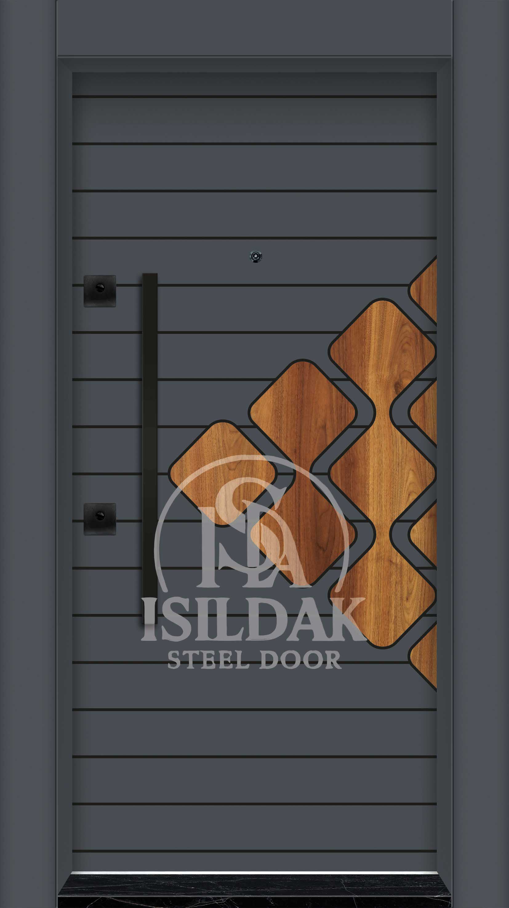 IŞD-520 Lüks Laminoks Seri - Isıldak Çelik Kapı