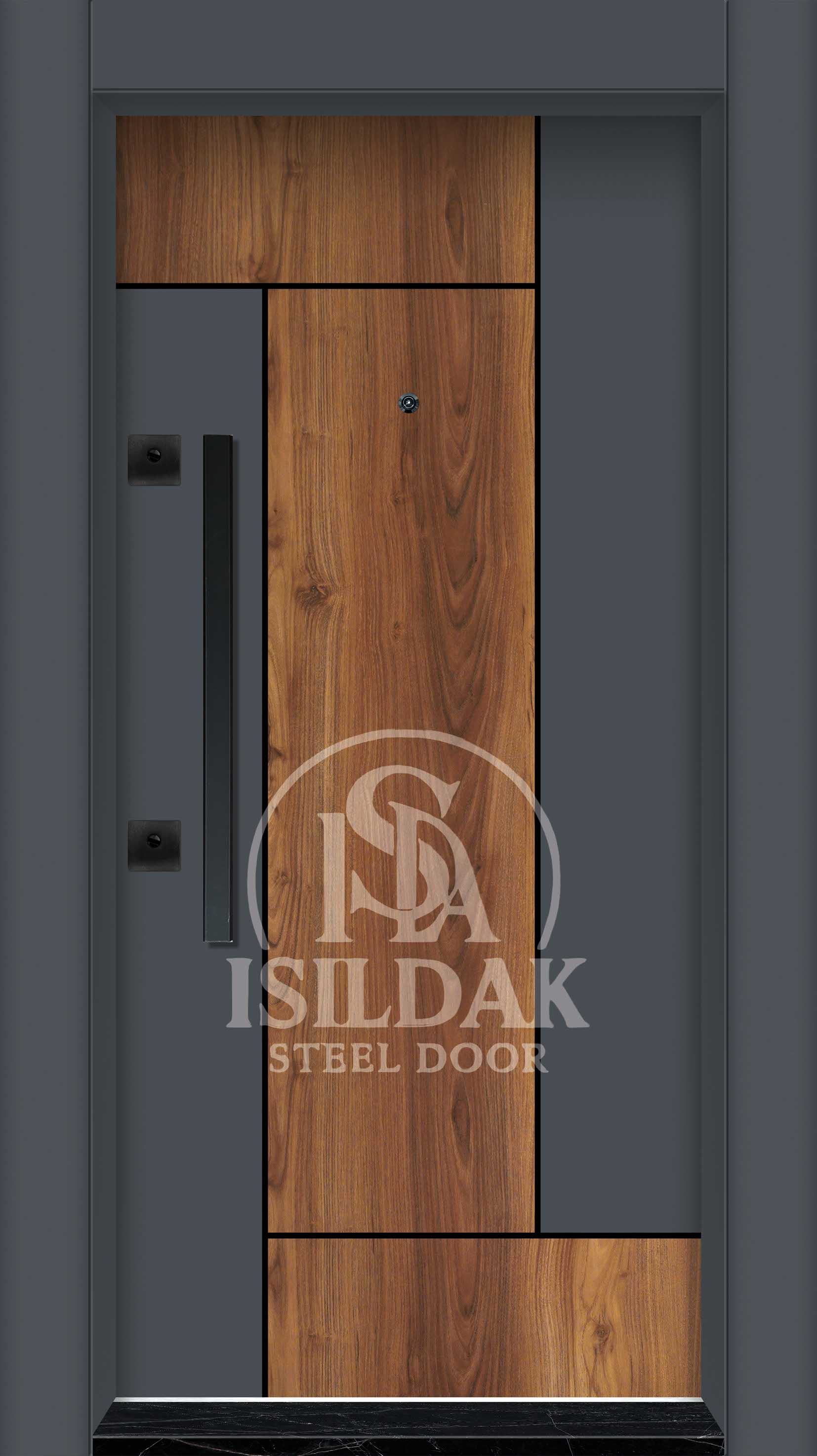 IŞD-522 Lüks Laminoks Seri - Isıldak Çelik Kapı