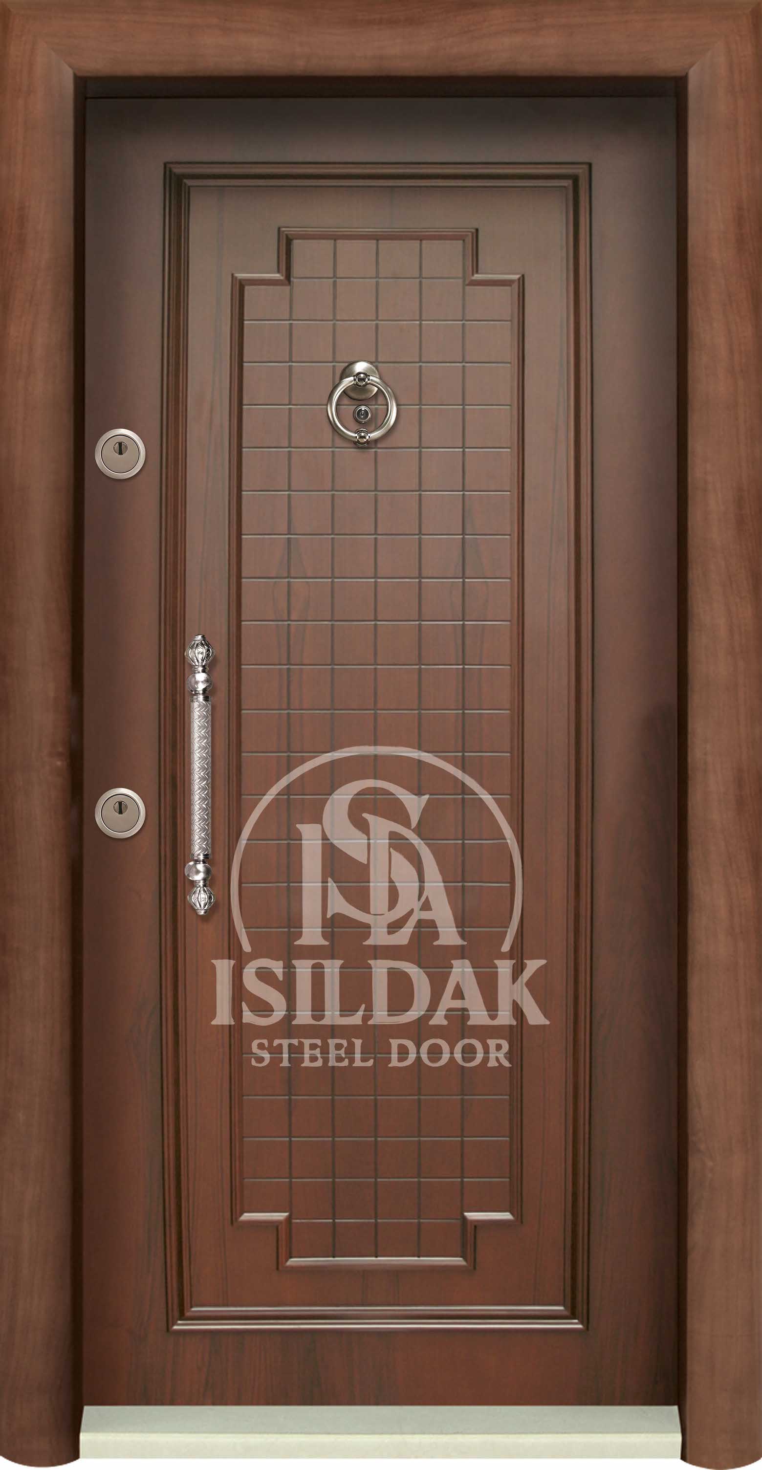 IŞD-910 Rustik Ahşap Seri - Isıldak Çelik Kapı